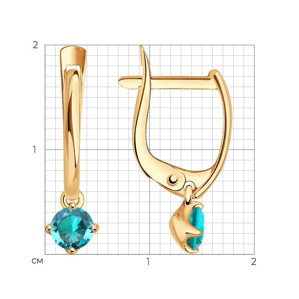 Серьги 027398